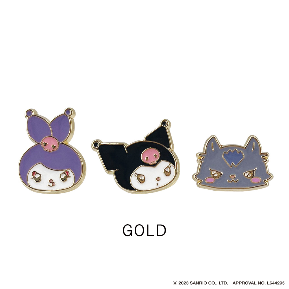 クロミ ワンダージャーニーシリーズ ピアス 6個 ＜GOLD＞ WONDER JOURNEY SERIES #KUROMIFYTHEWORLD  SA46357 | 粧美堂（しょうびどう）ONLINE STORE | 公式通販